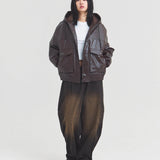 JE-ビンテージPU　A-2タイプ パーカー