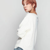 JE-SELECT-ショート丈-WAFFLE SLEEVE T