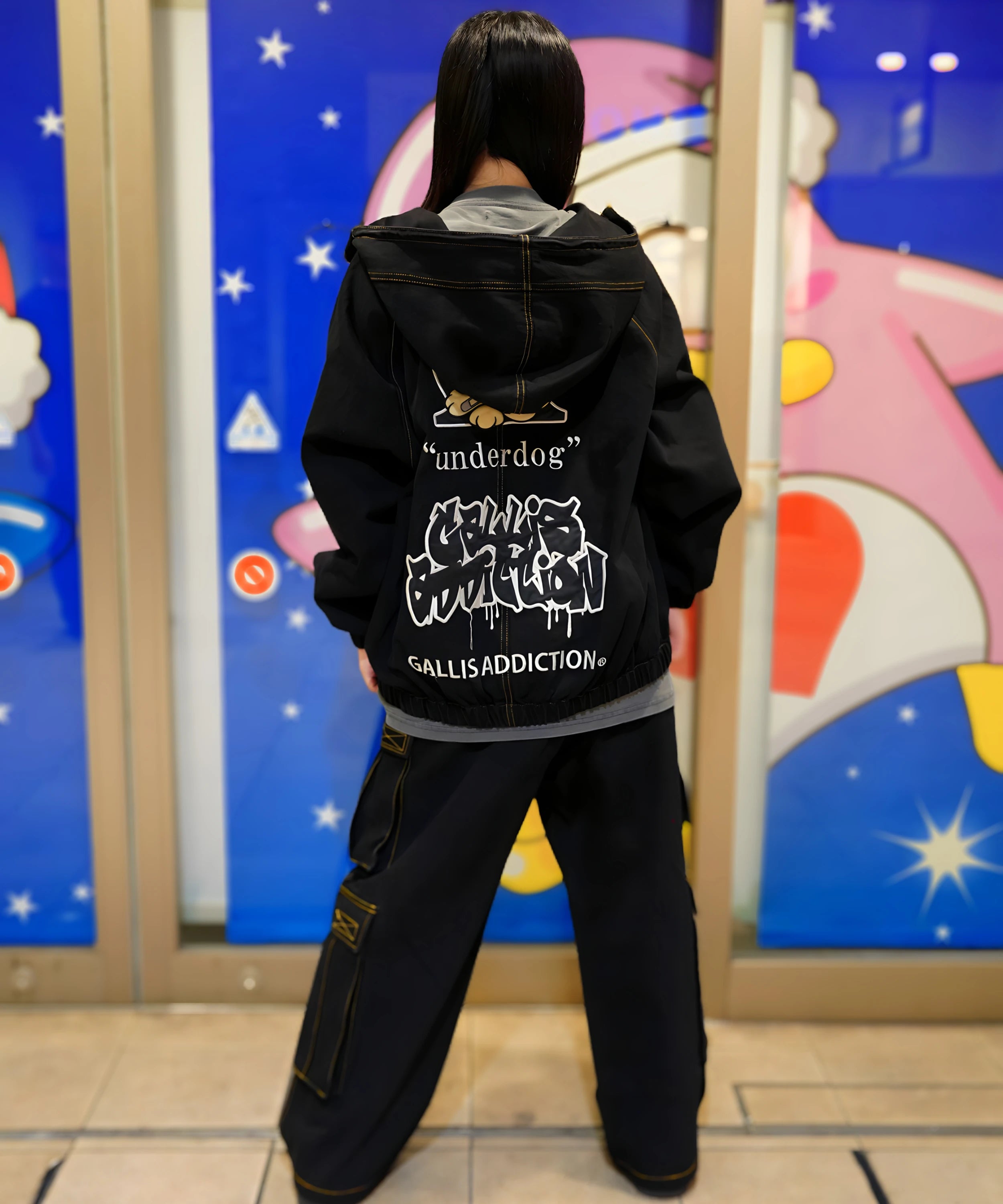 GA×GALFY-安定の別注デニムフードジャケット