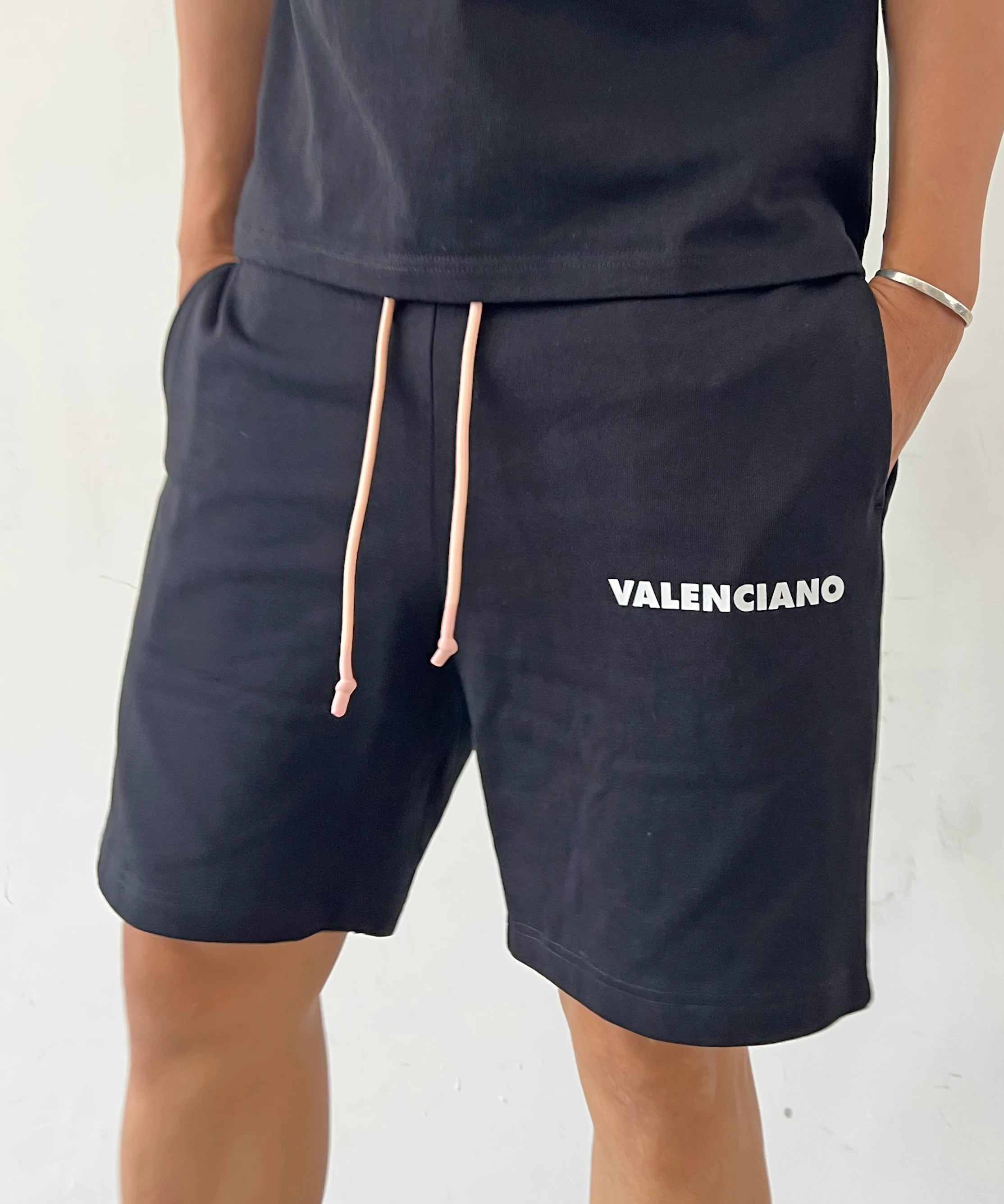 VALENCIANO LOGO HEAVY WEIGHT JERSEY SHORTS
