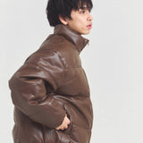 JE-ビンテージPU　パフジャケット