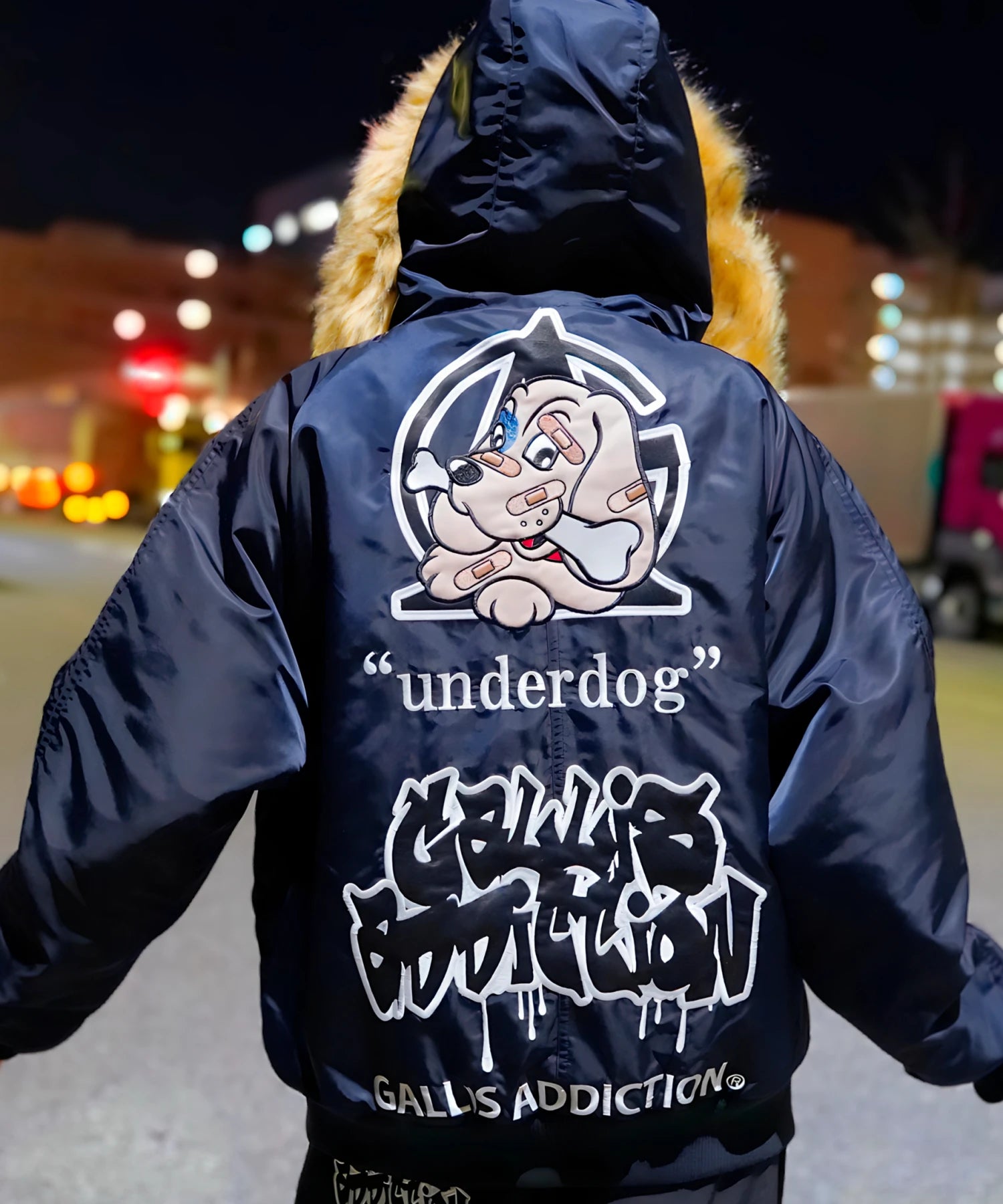 GA×GALFY-安定の別注フードにファーブルゾン