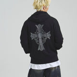 GA STONE-CROSS ZIP HOODIE