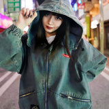 GA×GALFY-安定の別注デニムフードジャケット