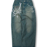 GALFY/ガルフィー ジャラジャラギャル男デニム