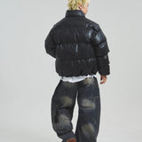 FUBU-GA別注 PU Puffer Jacket