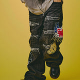 GALFY-ワッペンだらけデニム