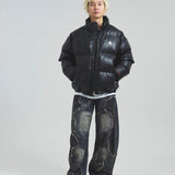 FUBU-GA別注 PU Puffer Jacket