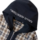 GA HOOD-LAYER CHECK SHIRT