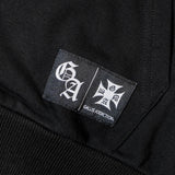 GA LEOPARD-LOGO ZIP HOODIE