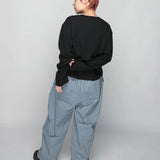 JE-SELECT-ショート丈-WAFFLE SLEEVE T