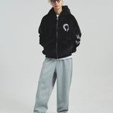 GA CROSS-EMBLEM FUR BLOUSON