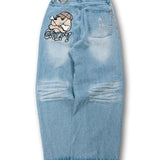 GALFY/ガルフィー ジャラジャラギャル男デニム