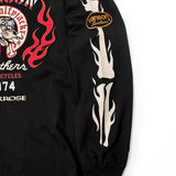 JACKROSE×VANSON×GALFY-炎犬Long Sleeve Tee