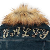 GALFY-ぎゃるちゃんファーデニムJKT