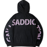 GA LEOPARD-LOGO ZIP HOODIE