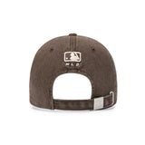MLB　KOREA-エンボス加工・ダメージウォッシ-CAP