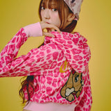 GALFY-フユGAL豹パーカー