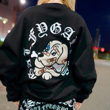 GA×GALFY-安心のサークルロゴクルースウェット