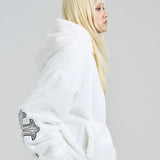 GA CROSS-EMBLEM FUR BLOUSON