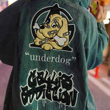 GA×GALFY-安定の別注デニムフードジャケット