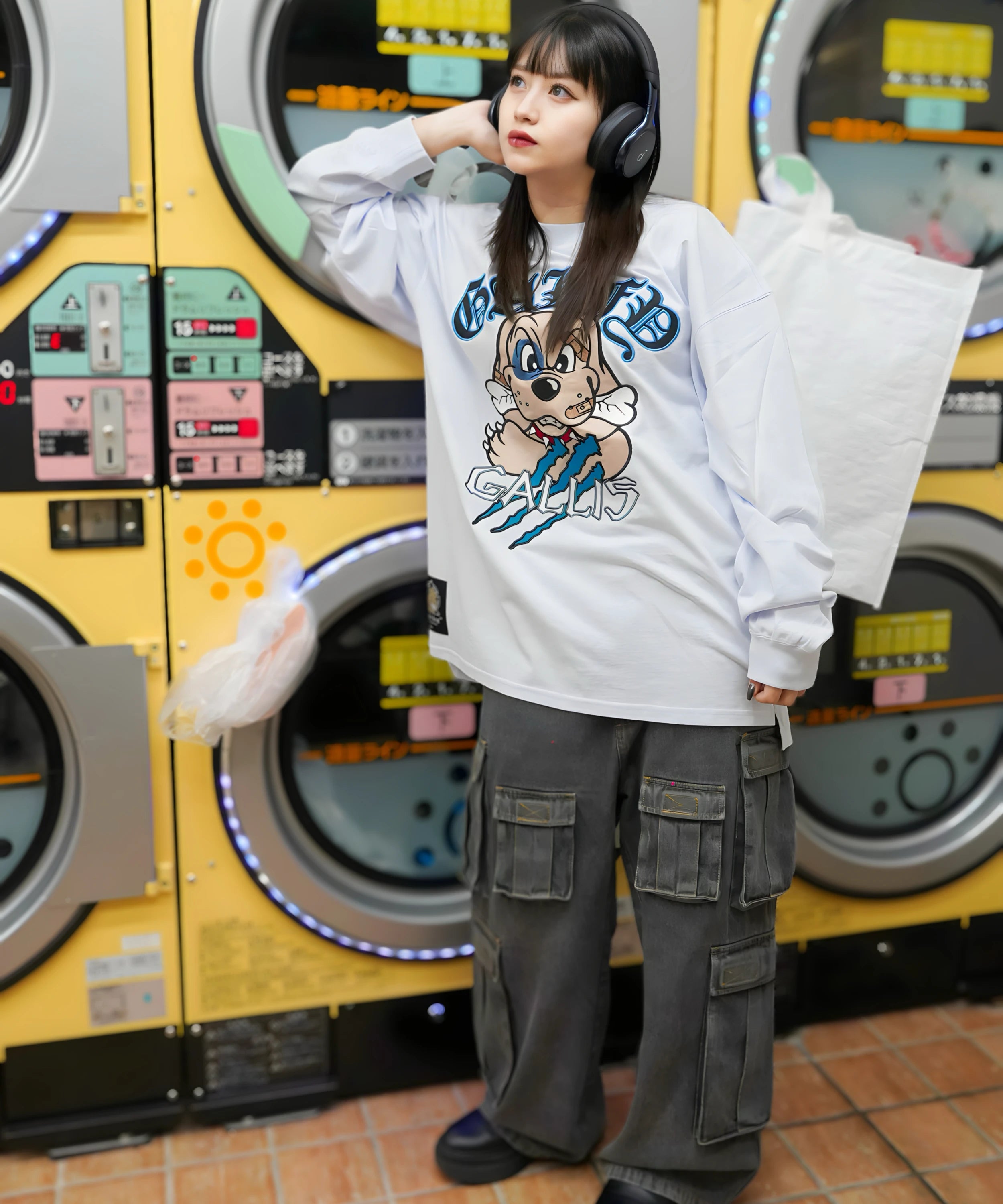 GA×GALFY-安定の別注デニムカーゴパンツ