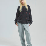 B-TRS-Lips&Tongue-ダメージグランジニット