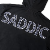 GA LEOPARD-LOGO ZIP HOODIE