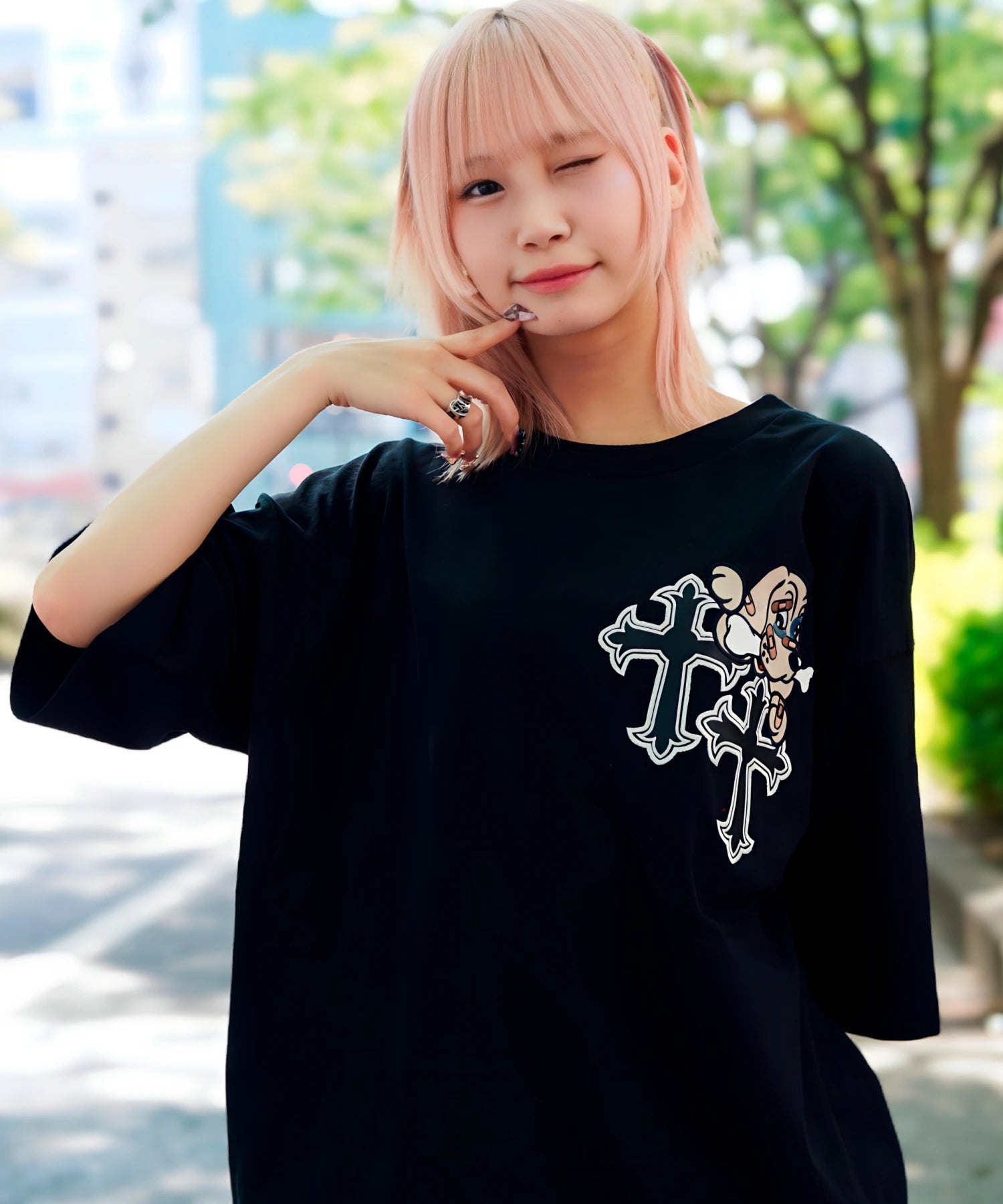 GA×GALFY-クロスガリノハーツTee