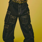 GALFY-ぐるグニャデニムカーゴ