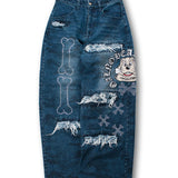 GALFY-ピカピカ骨骨レーザーかも？デニム