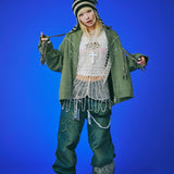 GALFY-百合の紋紋カバーオール