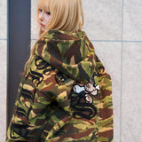 GA×GALFY-安心の背中ロゴのジップパーカー