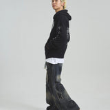 GA STONE-CROSS ZIP HOODIE