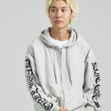 GA SUEDE OE刺繍 ZIP-HOODIE