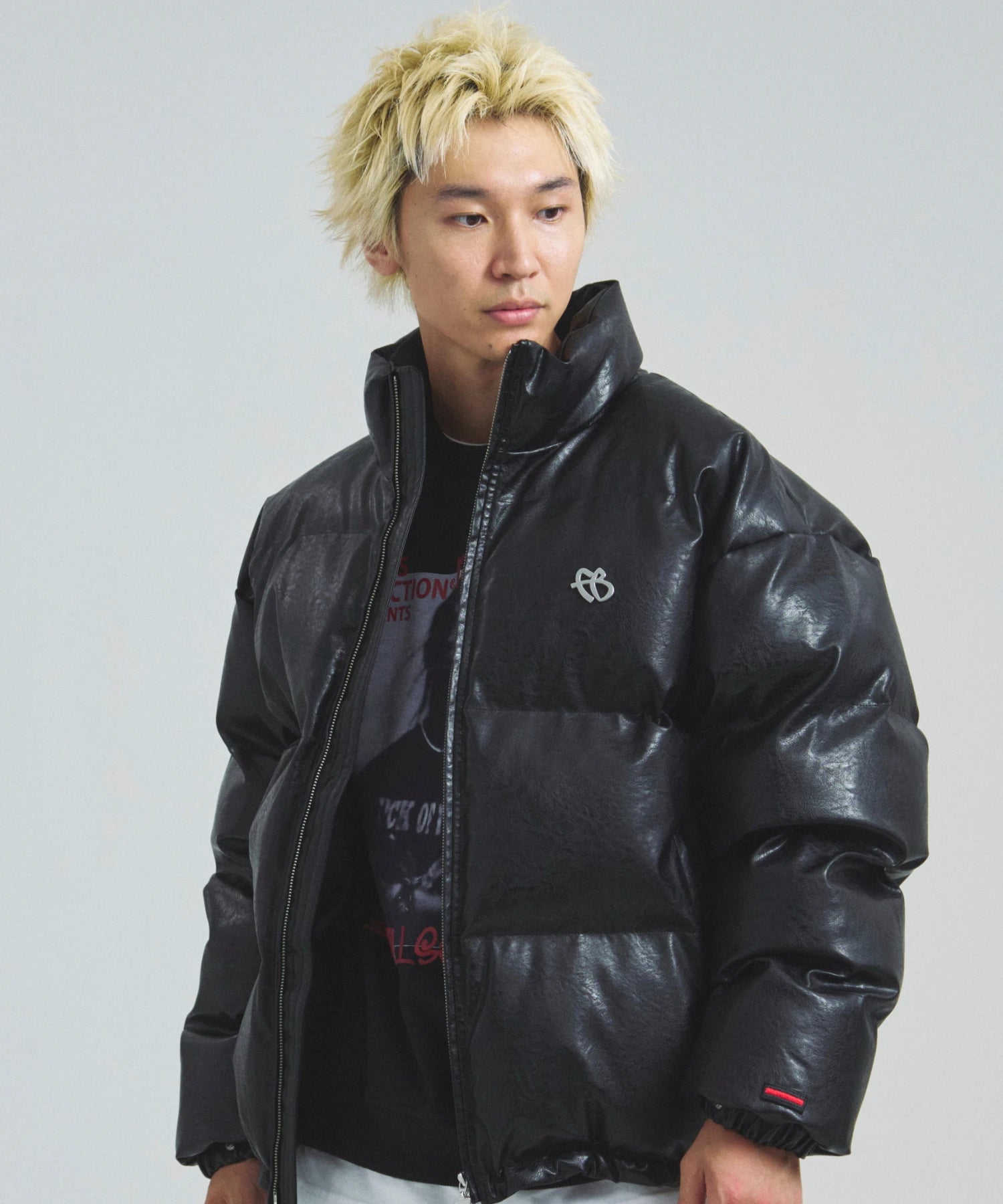 FUBU-GA別注 PU Puffer Jacket