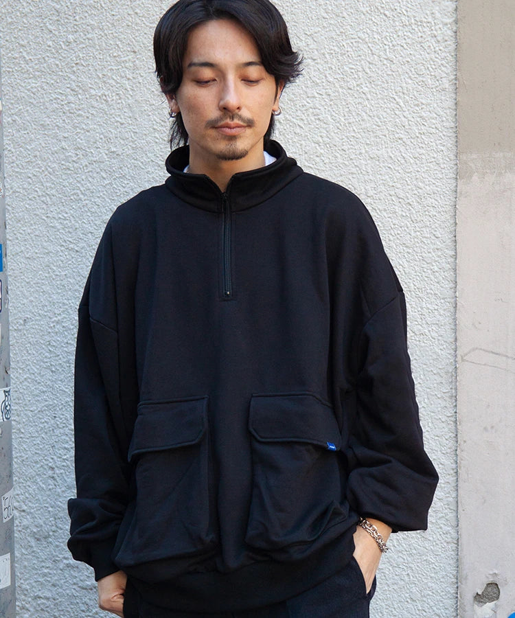 JE-MILITARY HALF ZIP