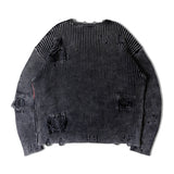 B-TRS-Lips&Tongue-ダメージグランジニット