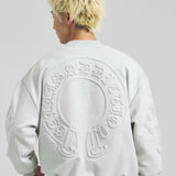 GA SUEDE EMBOSS CREW