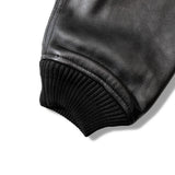 Town craft leather derby jacket