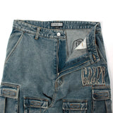 GALFY-ぐるグニャデニムカーゴ