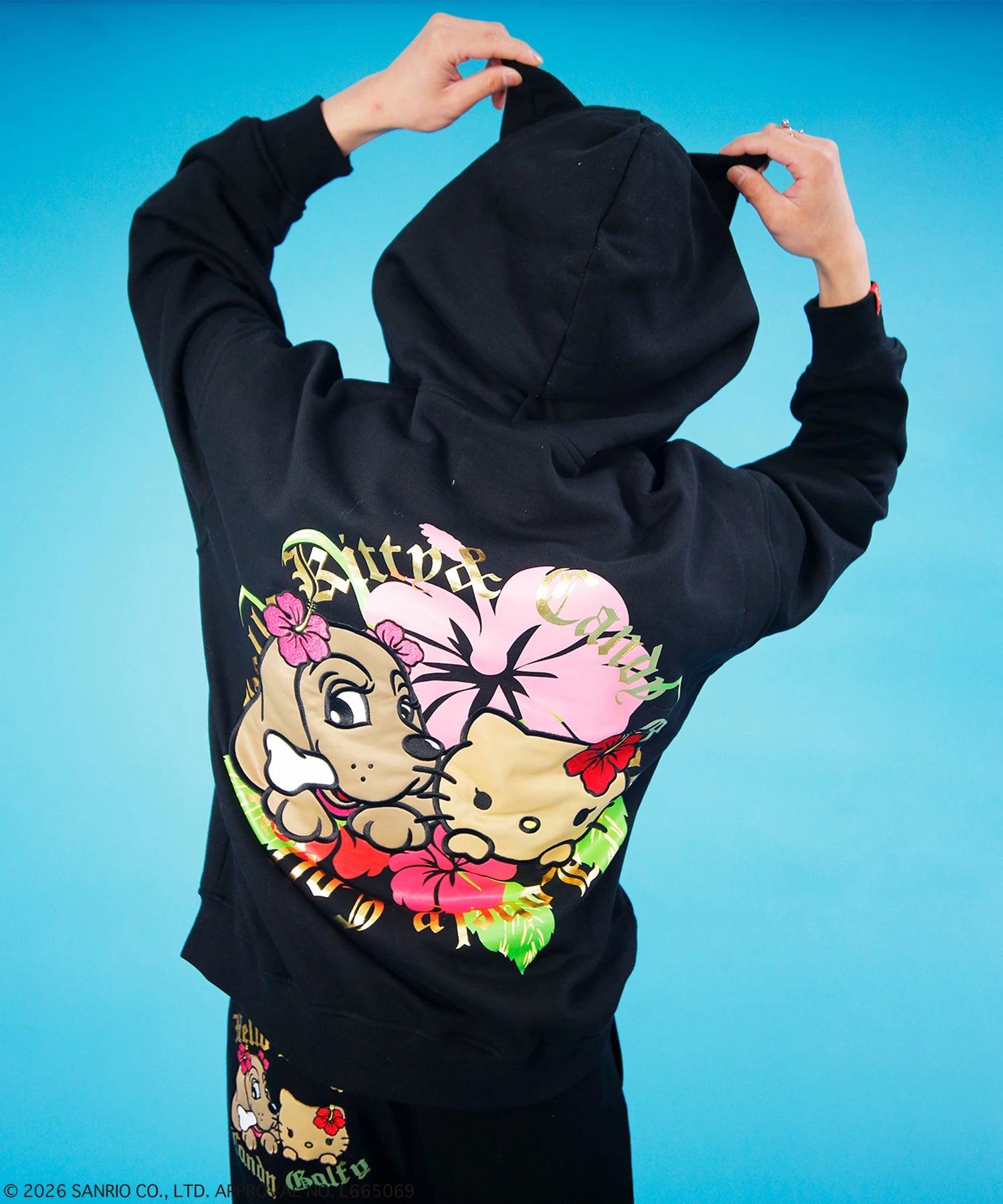 GALFY×KITTY-ロコギャル双子パーカー