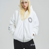 GA CROSS-EMBLEM FUR BLOUSON