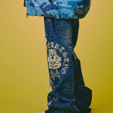 GALFY-ピカピカ骨骨レーザーかも？デニム