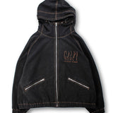 GALFY-ぐるグニャデニムパーカー