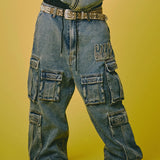 GALFY-ぐるグニャデニムカーゴ