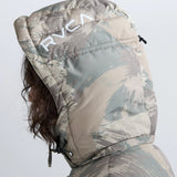 RVCA BACK PRINT PUFFER JKT