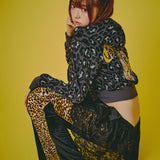 GALFY-フユGAL豹パーカー