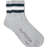 FRUIT OF THE LOOM ﾍﾞｰｼｯｸｶﾗｰﾗｲﾝ平編ｸｫｰﾀｰｿｯｸｽ 3足ﾊﾟｯｸ