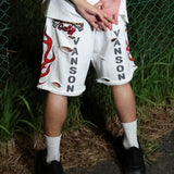 JACKROSE×VANSON×GALFY-骨犬Shorts